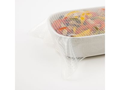 Set de 2 couvercles carrés en silicone 40x40cm