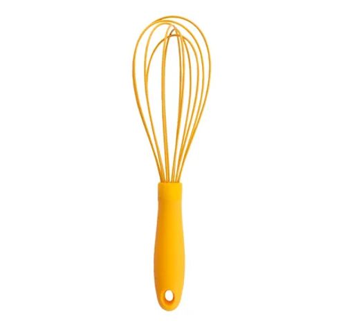 fouet en silicone jaune moutarde 28cm  Dotz