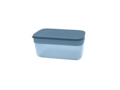 ijsblokjesvorm uit silicone met ijsbak uit kunststof 22.5x12.2cm (per 6 st.)