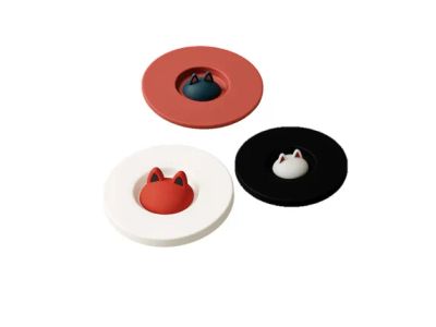 couvercle en platine silicone chat ø 10cm 
