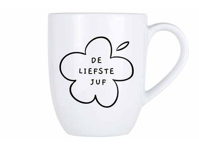 Cosy Mug 53cl De Liefste Juf D9,8xh11,9cm