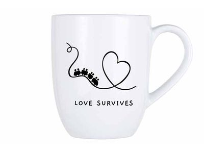 Cosy Mug 53cl Love Survives D9,8xh11,9cm