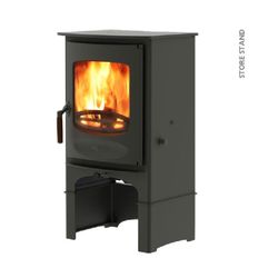 Charnwood C-Six mat zwart op sokkel 