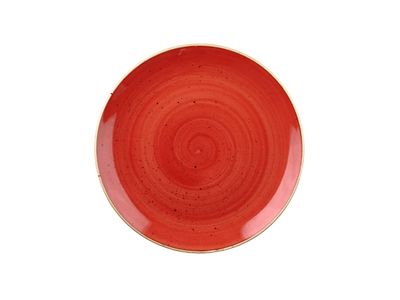 Stonecast Berry Red Bord D24.8cm Set12   Sbrsevb91