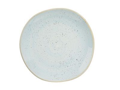 Stonecast Blue Bord Set12 D26,4cm Organisch