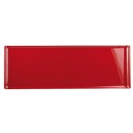 BUFFET PLATEAU ROUGE 58X20CM SET4 