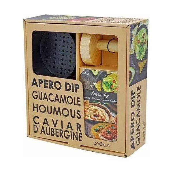 FGFGCAD – geschenkset voor hummus, guacamole en auberginekaviaar 