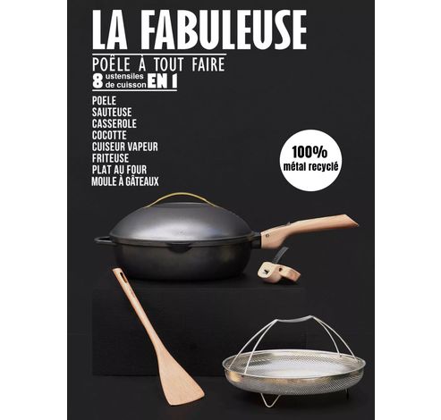 FAB28NO Pan La Fabuleuse 28cm meteore  Cookut