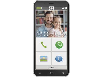 Smart.4  Senioren mobiele telefoon zwart
