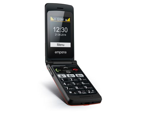 Flip Basic Senioren mobiele telefoon Red  Emporia