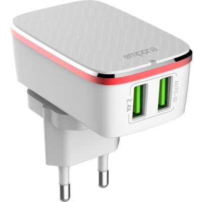 Travel Charger - Dual USB  Emporia