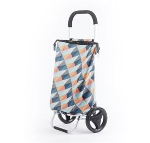 shopping trolley geometric heldere kleuren 38L  Rixx