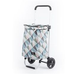 Rixx shopping trolley geometric pastelkleuren 30L 