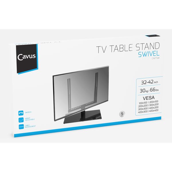 Cavus Universele draaibare TV voet geschikt voor 32-42 Inch TV’s