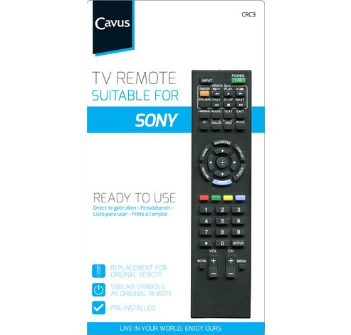 TV afstandsbediening voor Sony  Cavus