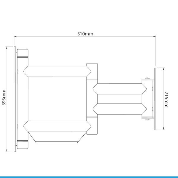 Cavus WMV8050 Design Black Steel Single trendy zwart staal