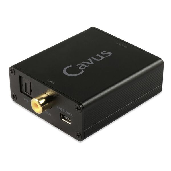 Cavus Audio Converter - Toslink/Coaxiaal naar RCA & 3.5mm