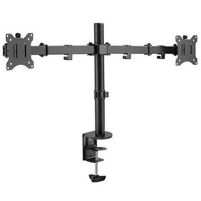 Dubbele Monitor Standaard voor 17 - 32 Inch Schermen tot 8 kg  Cavus