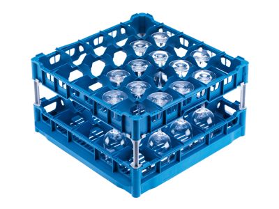 U 545  2-level glassware basket 5x5