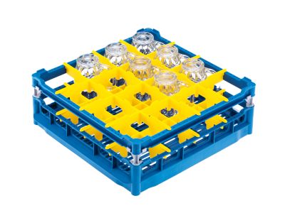 U 534  Glassware basket 4x4