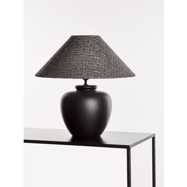 Marckdael LUCCA MEDIUM TABLELAMP BLACK H28 1*E27