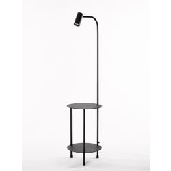 Marckdael FLOORLAMP 1308-LG1-GU10 WITH TABLE NERO 1*GU10