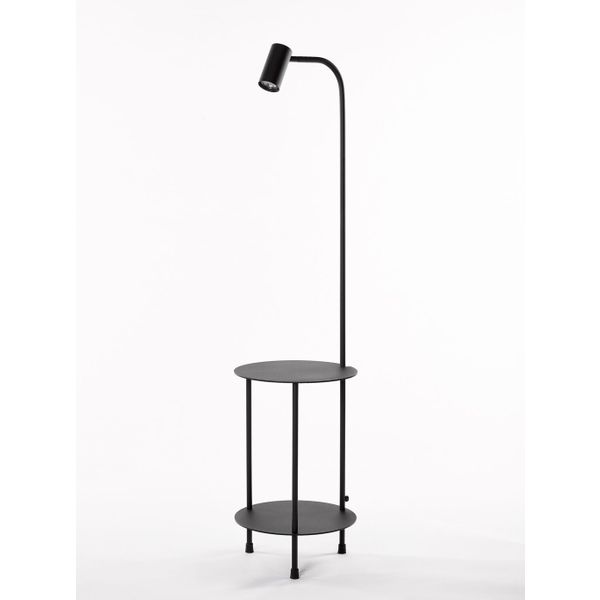 Marckdael FLOORLAMP 1308-LG1-GU10 WITH TABLE NERO 1*GU10