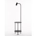 Marckdael FLOORLAMP 1308-LG1-GU10 WITH TABLE NERO 1*GU10