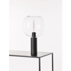 Marckdael TABLELAMP 1308-L1-LARGE-GL-NERO FOR GLASS 1*E27