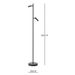 Marckdael FLOORLAMP 1408-LG2-LED-NERO 2 LICHTS 300K