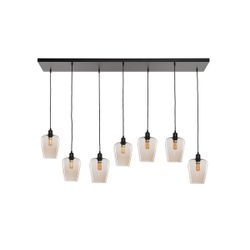 Marckdael CEILING LAMP 1588-PL7 RECTANGLE BLACK 7*E27 FOR GL