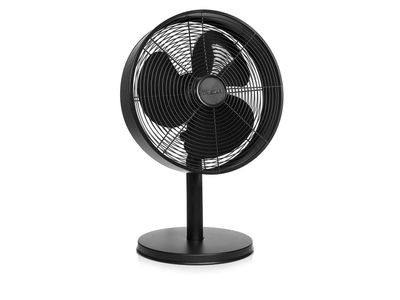 Metalen tafelventilator 30cm Zwart