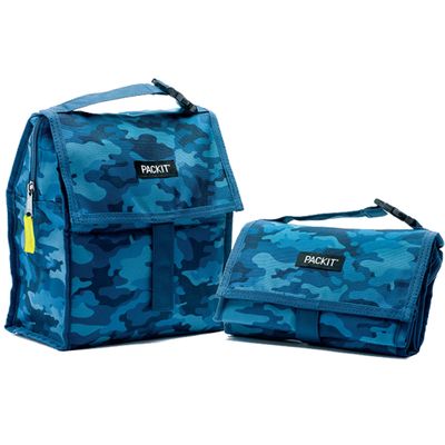  Lunch Bag Blue Camo 