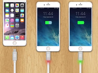 Data kabel premium Apple lightning (12m) TPU vlak led wit
