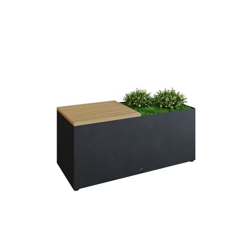 Herb Garden Bench Black  Ofyr