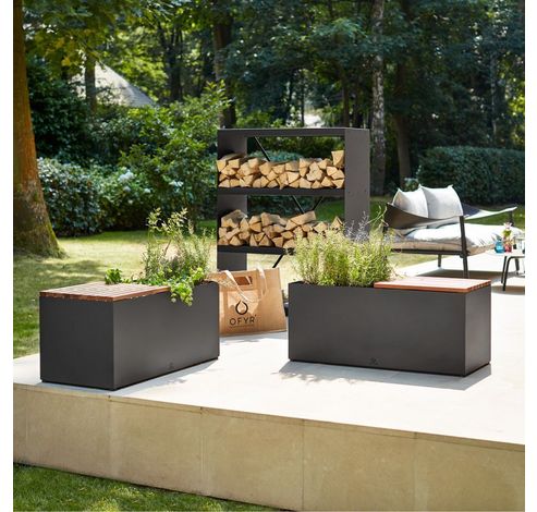 Herb Garden Bench Black  Ofyr