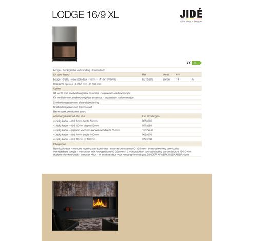 Lodge 16/9 XL  Jide