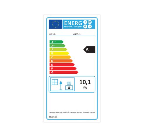 Modul-Art 77 Stalen deur - Zonder ventilatie  Jide