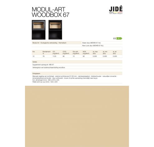 Modul-art 67 Woodbox Stalen deur  Jide