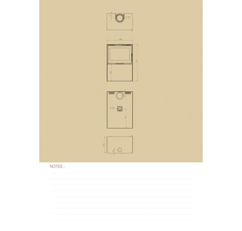 Modul-art 67 Woodbox Stalen deur  Jide