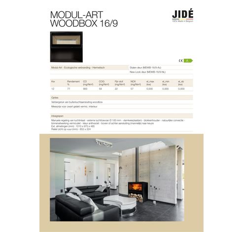 Modul-Art 16/9 Woodbox New Look deur  Jide