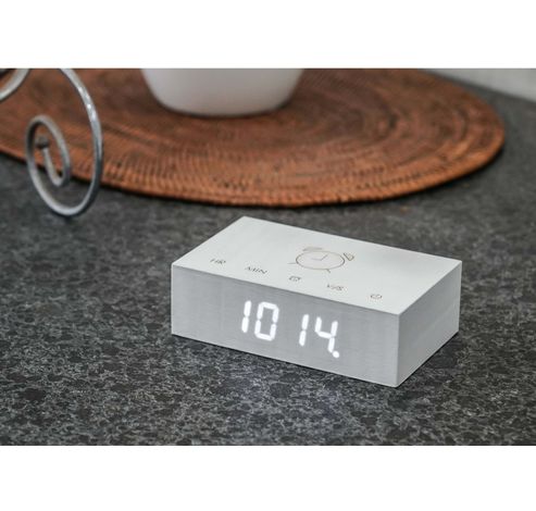 Flip Click clock natural White Birch  Gingko