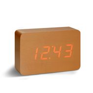 Brick Click Clock Copper / LED Red 