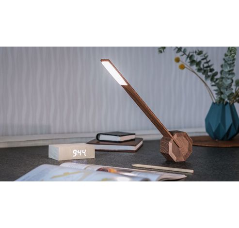 Octagon One Desk Lamp Walnut  Gingko