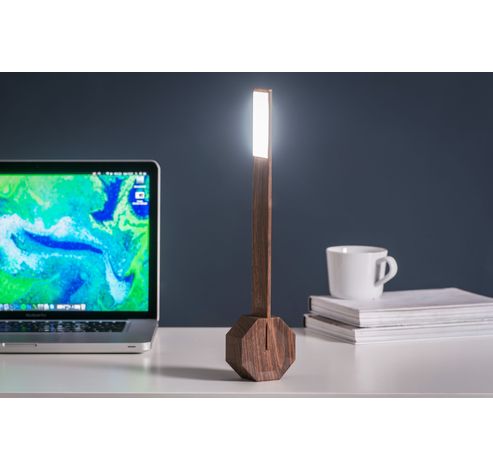 Octagon One Desk Lamp Walnut  Gingko