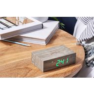 Flip Click clock Ash wood effect 