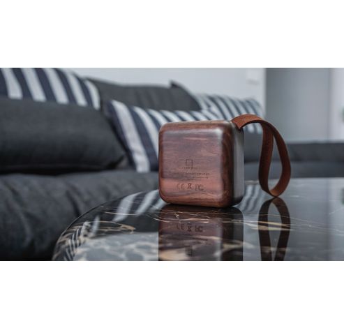 Mi Square Bluetooth Speaker natural walnut wood  Gingko