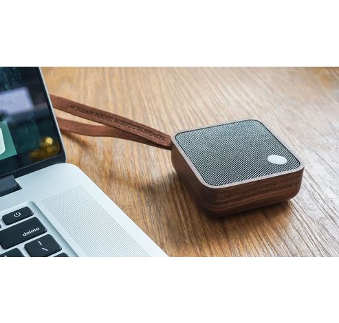 Mi Square Bluetooth Speaker natural walnut wood  Gingko