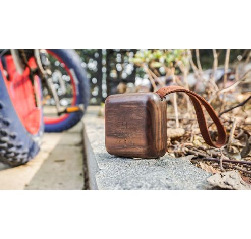 Mi Square Bluetooth Speaker natural walnut wood  Gingko