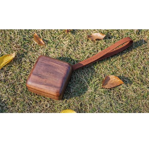 Mi Square Bluetooth Speaker natural walnut wood  Gingko